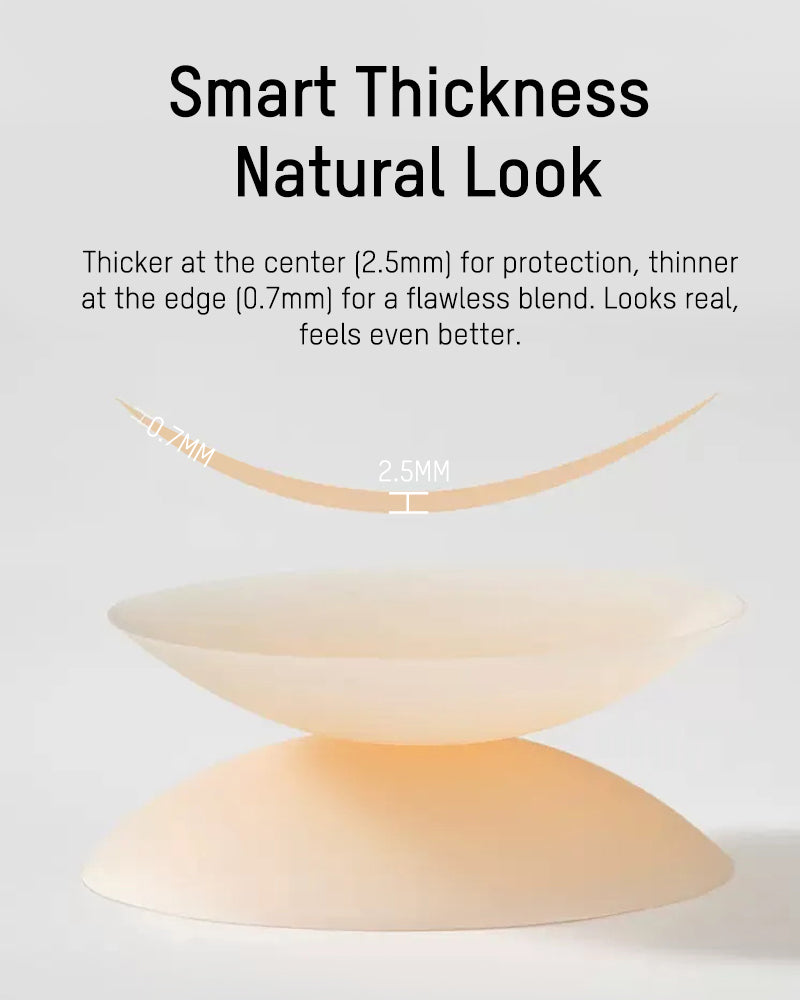 Seamless Non-Adhesive Nipple Covers (2 Pairs)