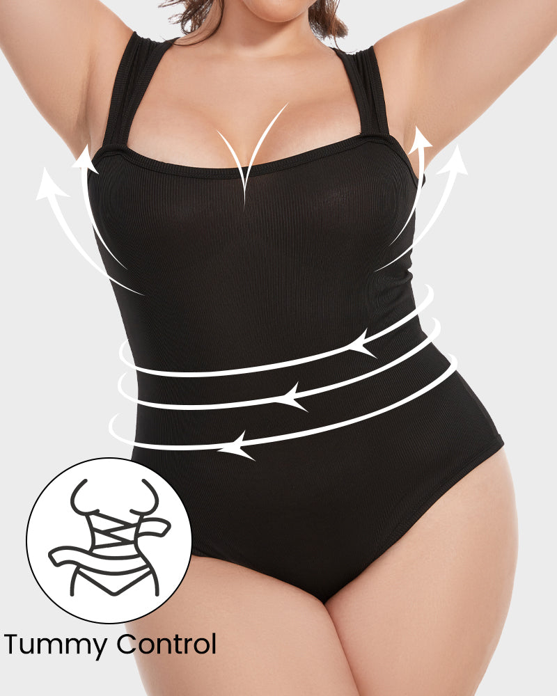 Sleeveless Bodysuits with Tummy Control