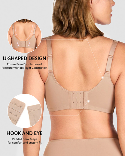 Plus-Size Minimizer Bra, Unpadded, Full Coverage, Cooling Effect