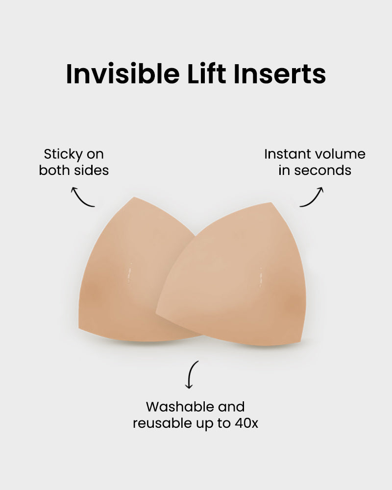 Invisible Lifting Pads with Double-Sided Adhesive (2 Pairs)