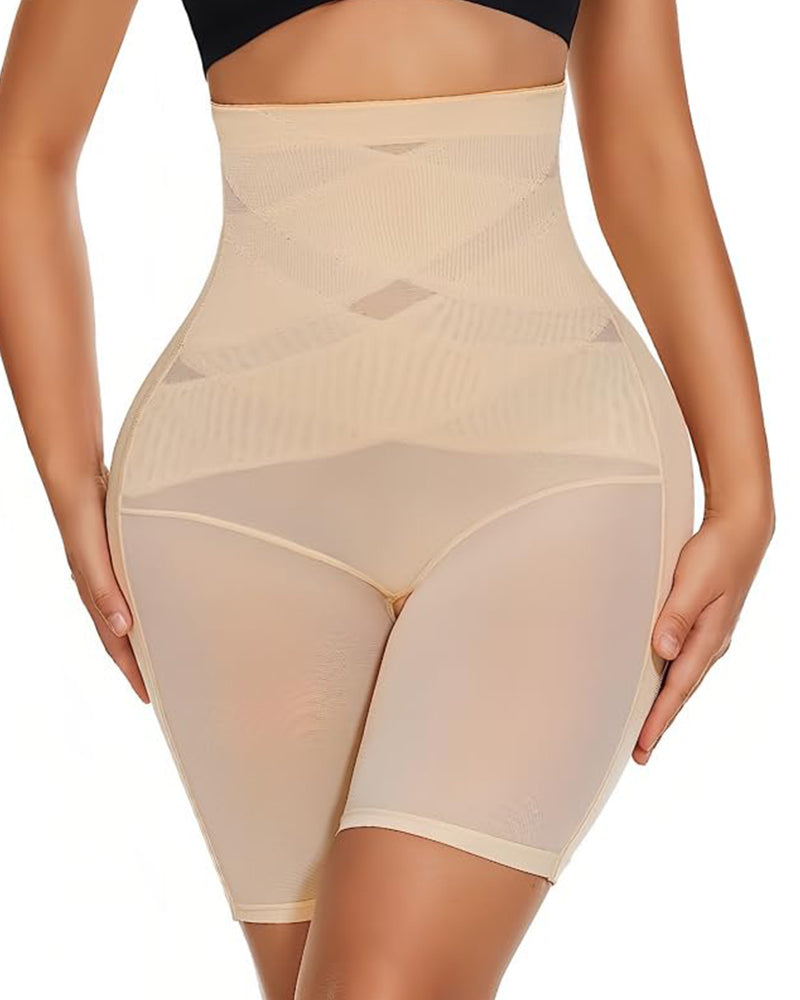 High-Waisted Tummy and Waist Shaping Shorts