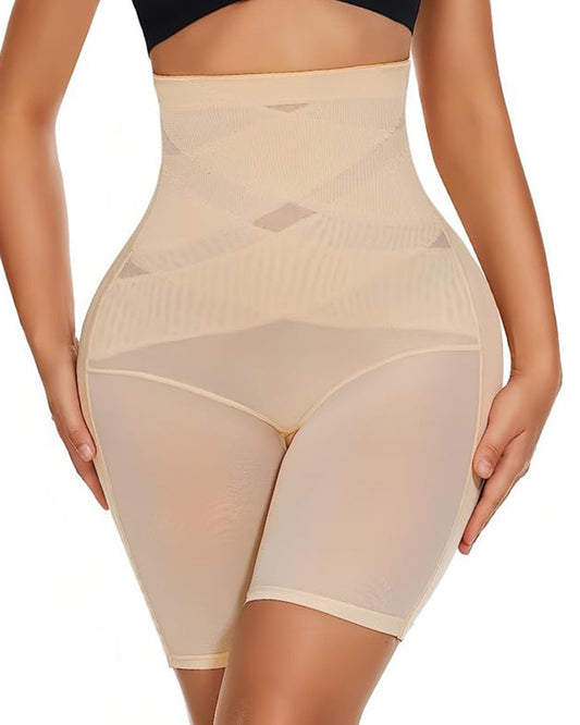 High-Waisted Tummy and Waist Shaping Shorts