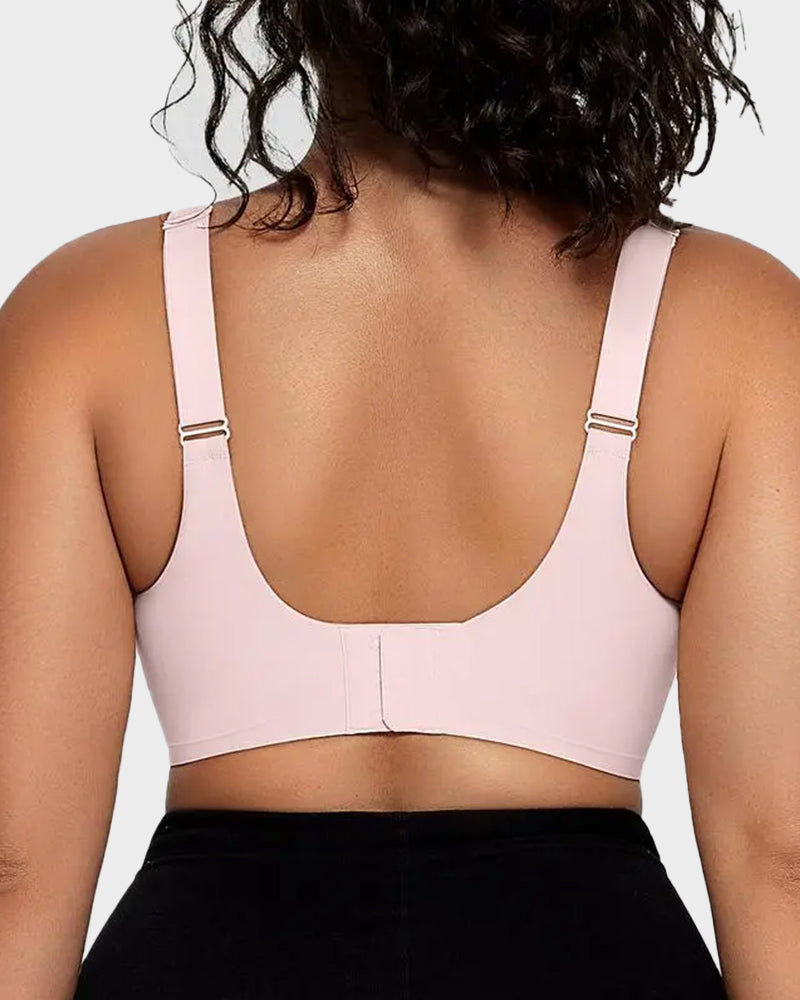 Women’s Wireless Bralette with V-Mesh, Comfortable and Supportive