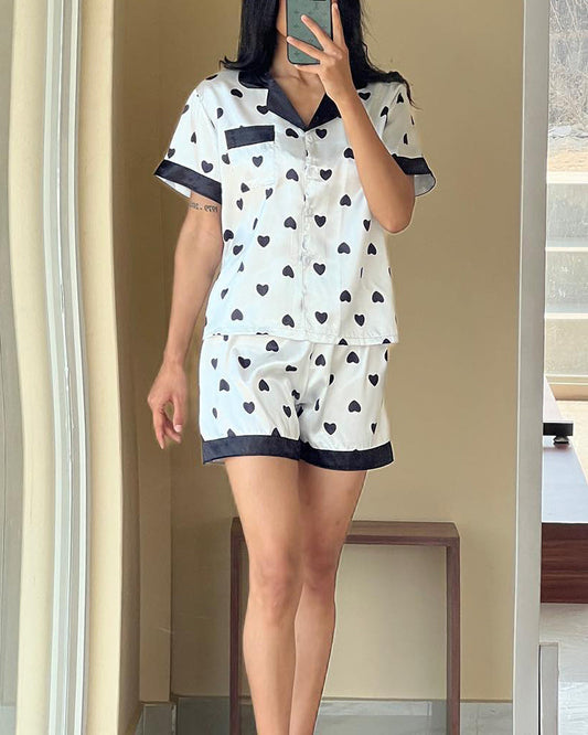 Silk Print Pajamas