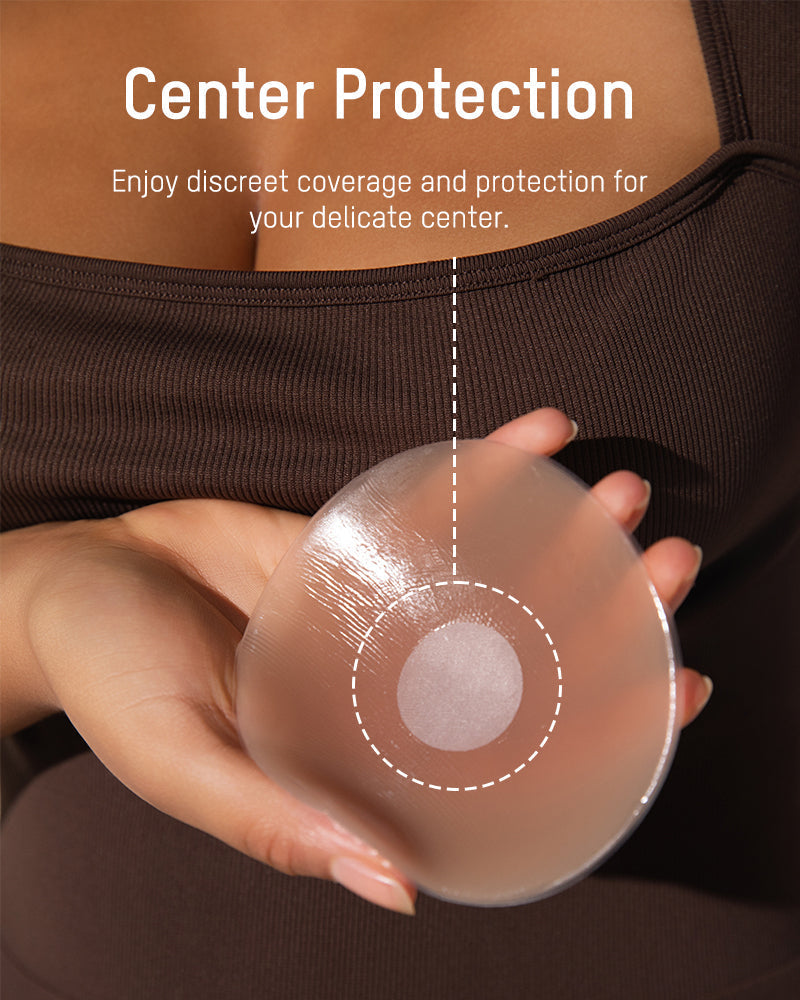 Seamless Non-Adhesive Nipple Covers (2 Pairs)