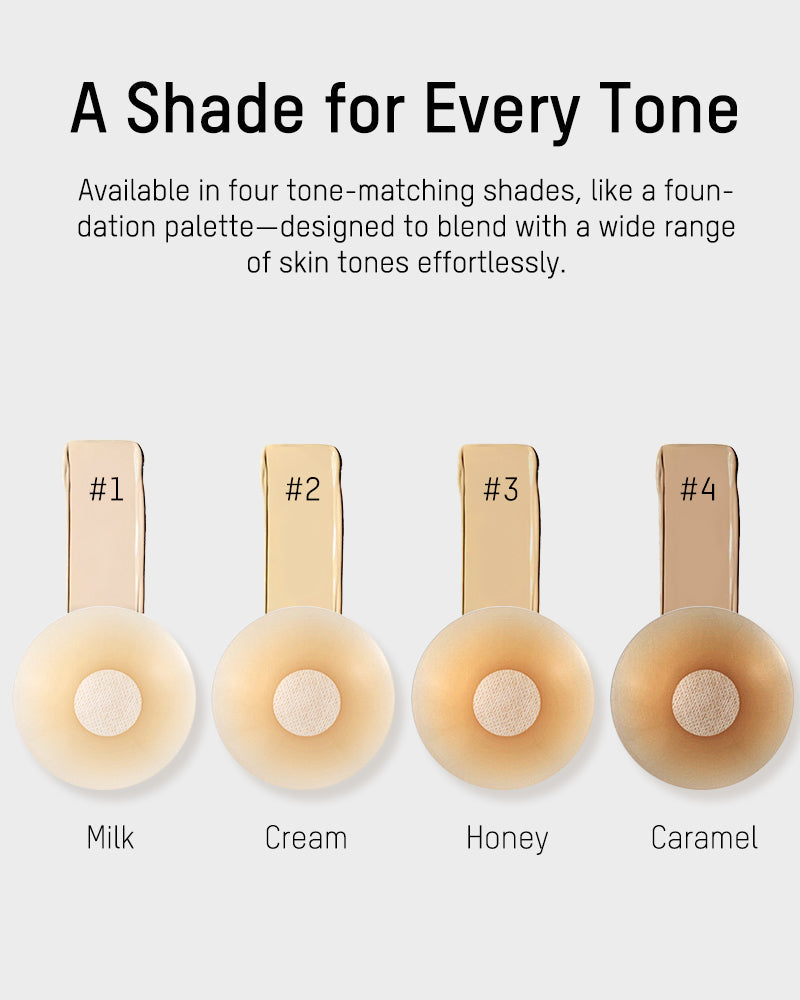 Seamless Non-Adhesive Nipple Covers (2 Pairs)