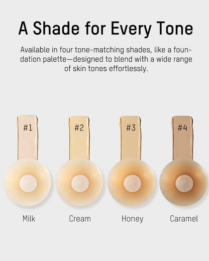 Seamless Non-Adhesive Nipple Covers (2 Pairs)