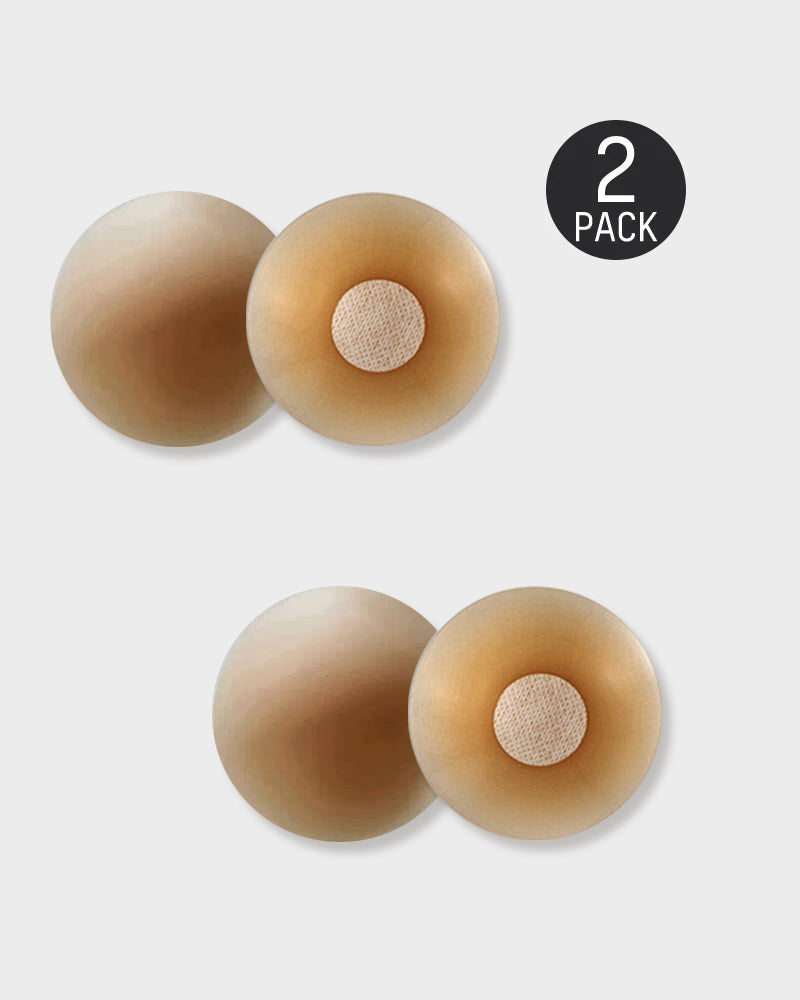 Seamless Non-Adhesive Nipple Covers (2 Pairs)