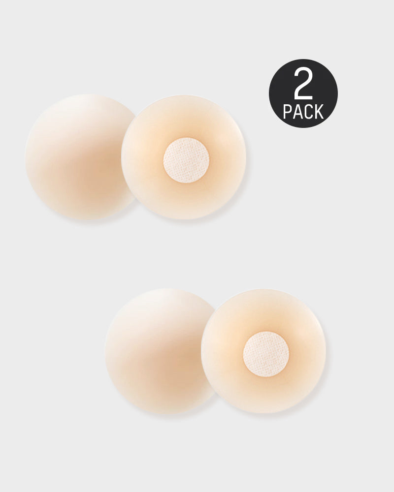 Seamless Non-Adhesive Nipple Covers (2 Pairs)