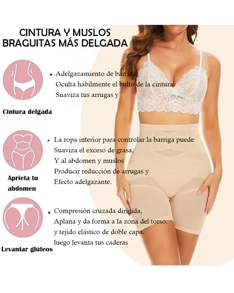 High-Waisted Tummy and Waist Shaping Shorts
