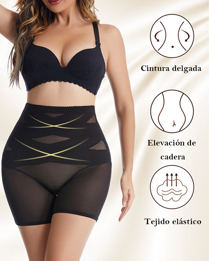 High-Waisted Tummy and Waist Shaping Shorts