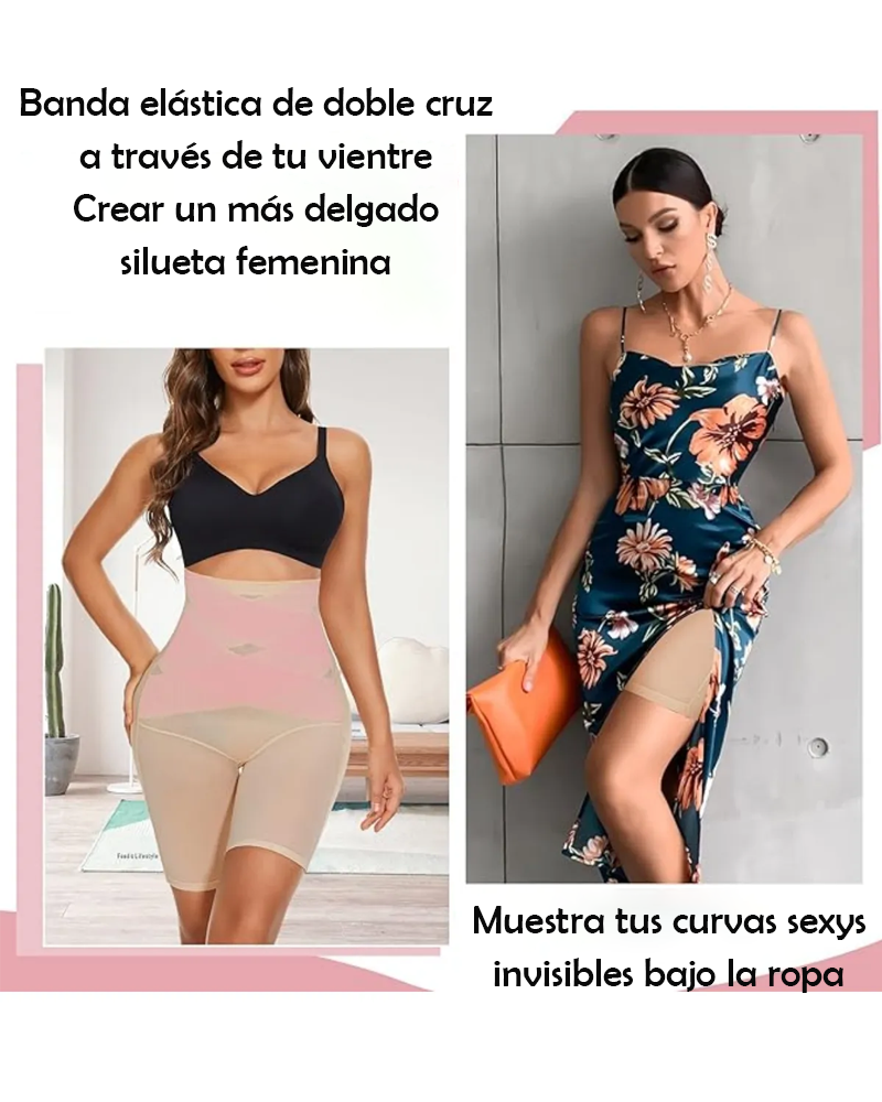 High-Waisted Tummy and Waist Shaping Shorts