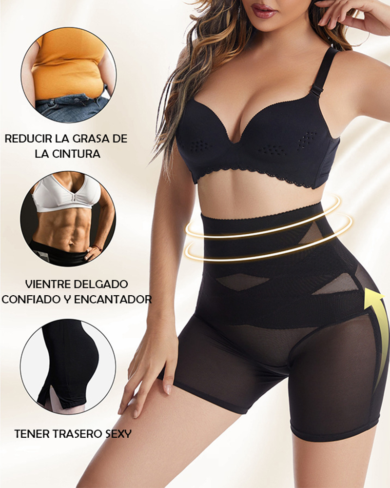 High-Waisted Tummy and Waist Shaping Shorts