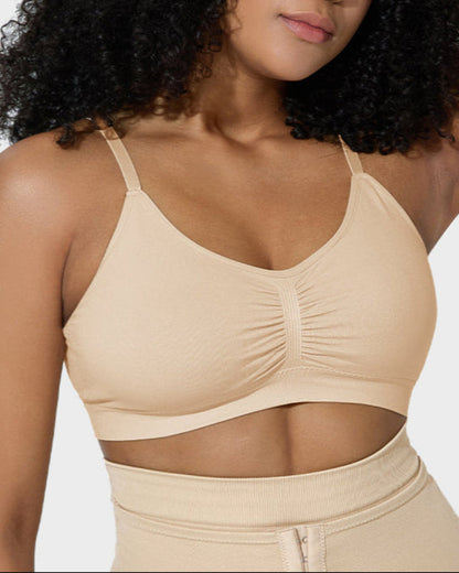 Women’s Full-Coverage Bra, Unpadded, Wireless, with Shaping Effect