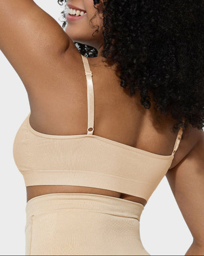Women’s Full-Coverage Bra, Unpadded, Wireless, with Shaping Effect