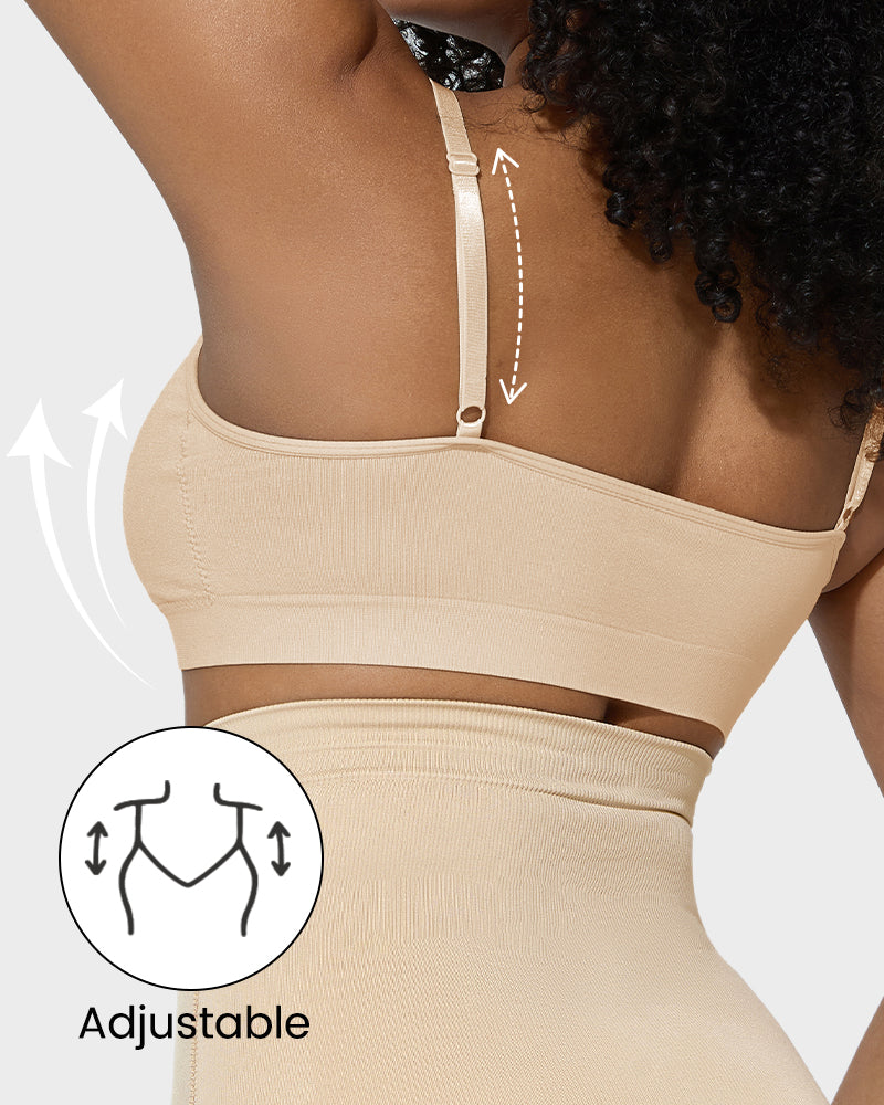 Women’s Full-Coverage Bra, Unpadded, Wireless, with Shaping Effect