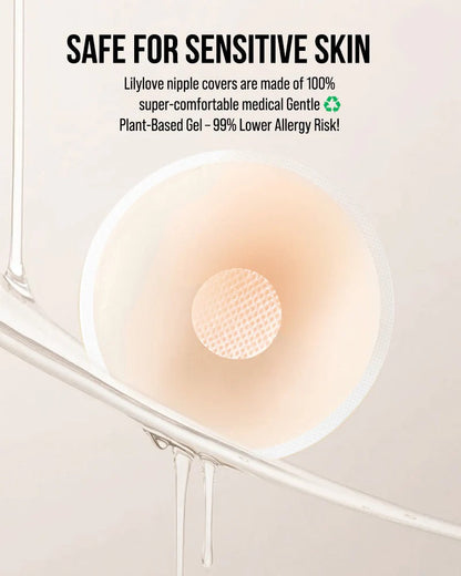 Seamless Non-Adhesive Nipple Covers (2 Pairs)