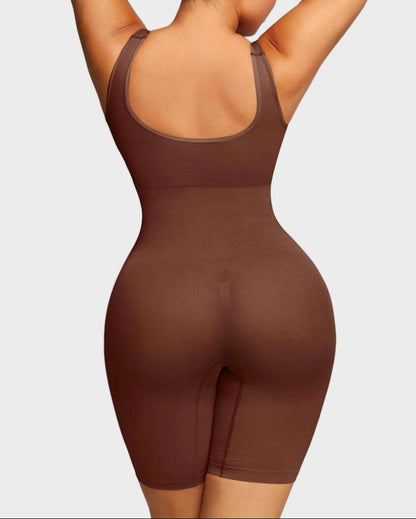 Seamless Mid-Thigh Shaping Bodysuit