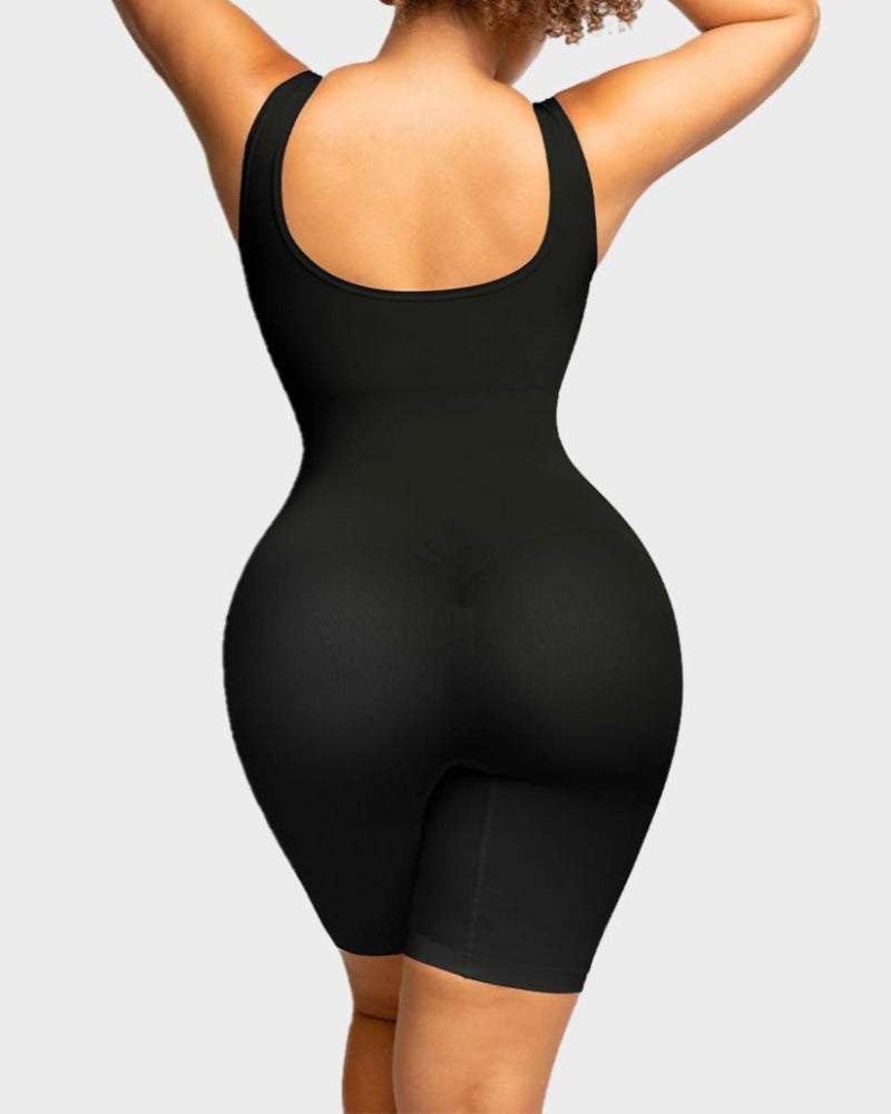Seamless Mid-Thigh Shaping Bodysuit