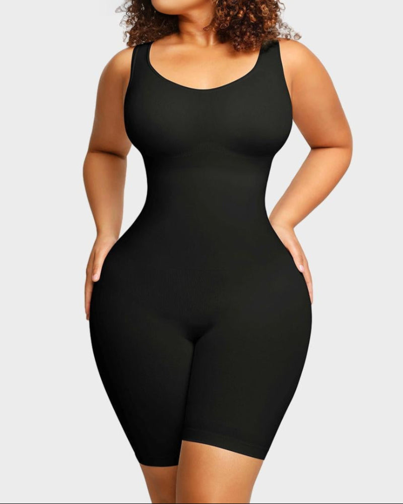 Seamless Mid-Thigh Shaping Bodysuit