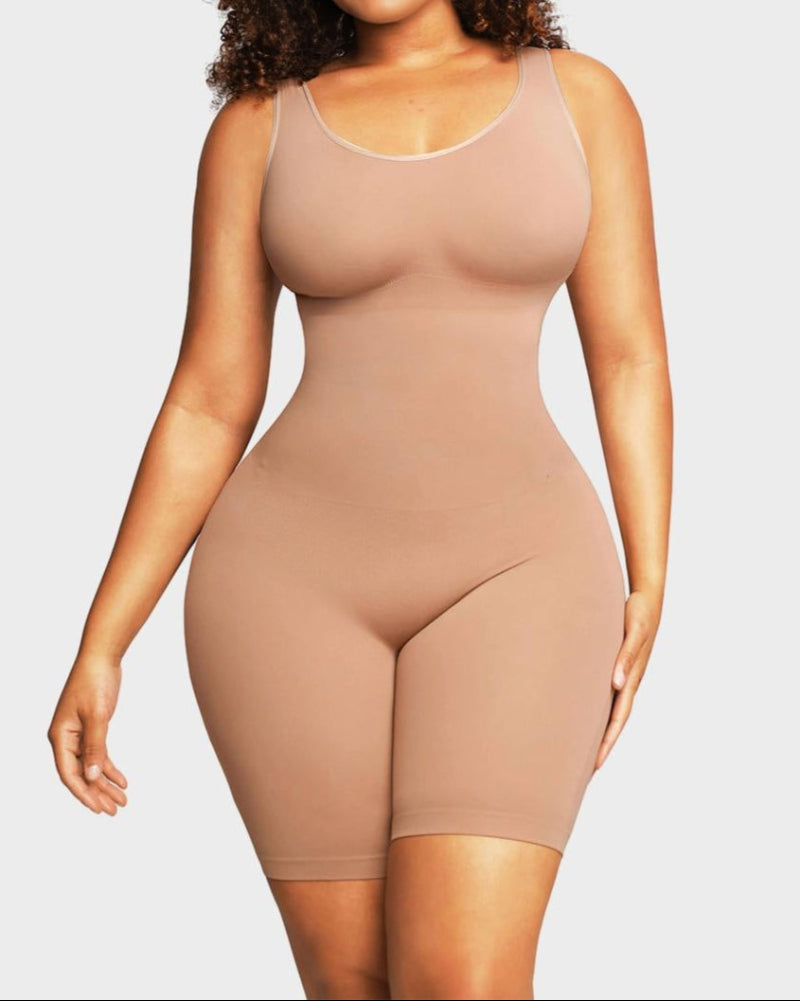 Seamless Mid-Thigh Shaping Bodysuit