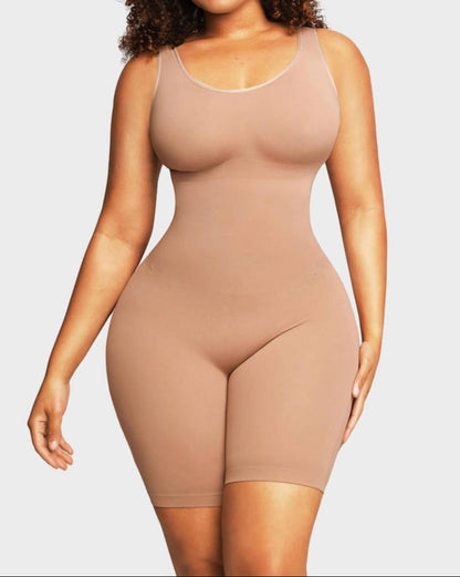Seamless Mid-Thigh Shaping Bodysuit