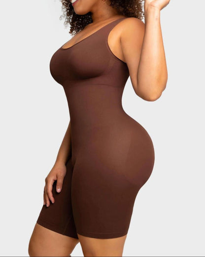 Seamless Mid-Thigh Shaping Bodysuit