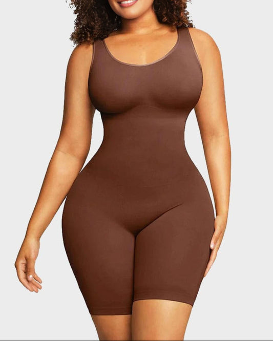Seamless Mid-Thigh Shaping Bodysuit