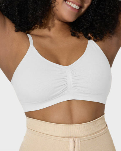 Women’s Full-Coverage Bra, Unpadded, Wireless, with Shaping Effect