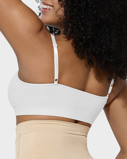 Women’s Full-Coverage Bra, Unpadded, Wireless, with Shaping Effect