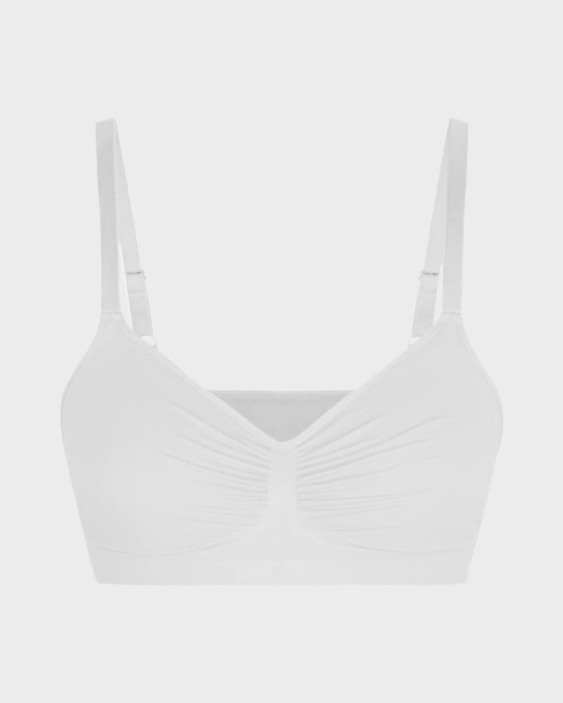 Women’s Full-Coverage Bra, Unpadded, Wireless, with Shaping Effect