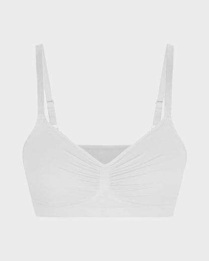 Women’s Full-Coverage Bra, Unpadded, Wireless, with Shaping Effect